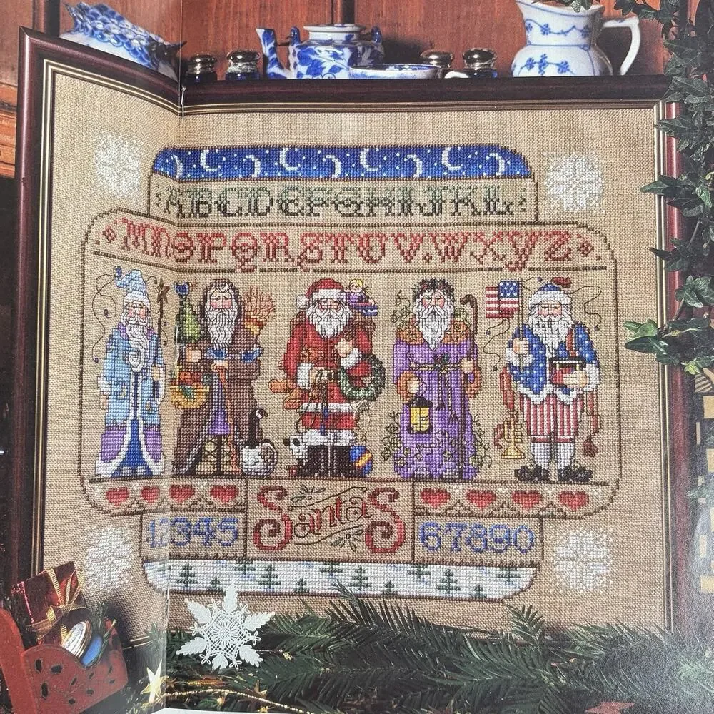 Cross Stitch & Country Crafts Magazine Lot 10 1987-93 Over 100+ Pattern Projects